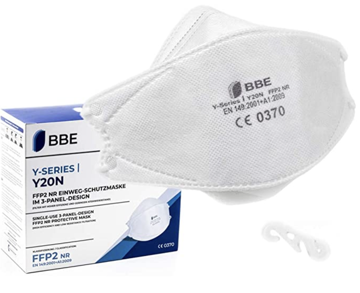 BBE Maske Fischform FFP 2 (50er Packung)